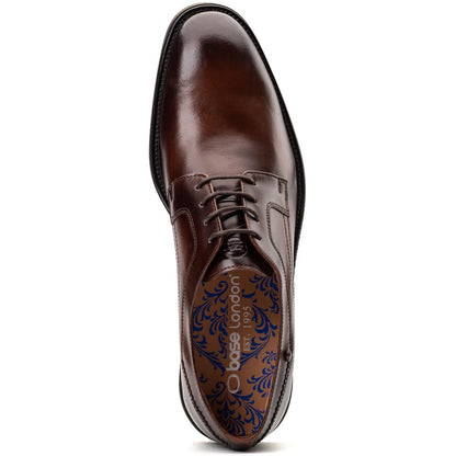 Sleeve Waxy Derby Shoes Brown