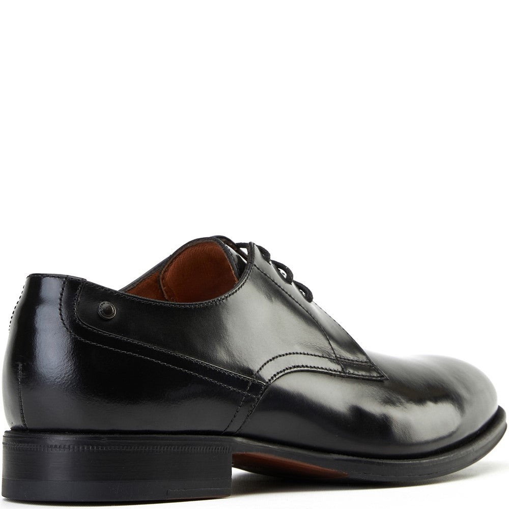 Edison Hi Shine Derby Shoes Black