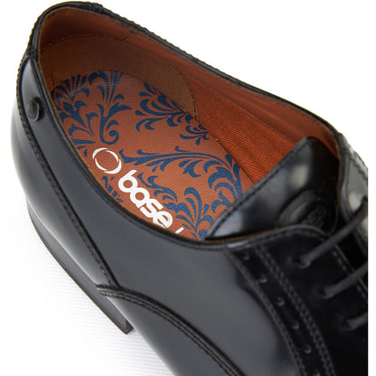Franklin Hi Shine Brogue Shoes Black