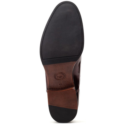 Franklin Hi Shine Brogue Shoes Bordo