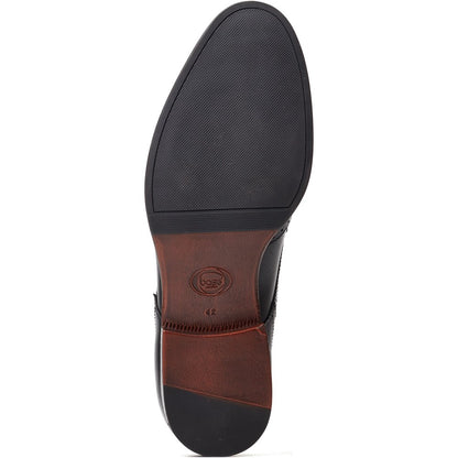 Bell Waxy Brogue Shoes Black