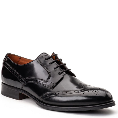 Bell Hi Shine Brogue Shoes Black