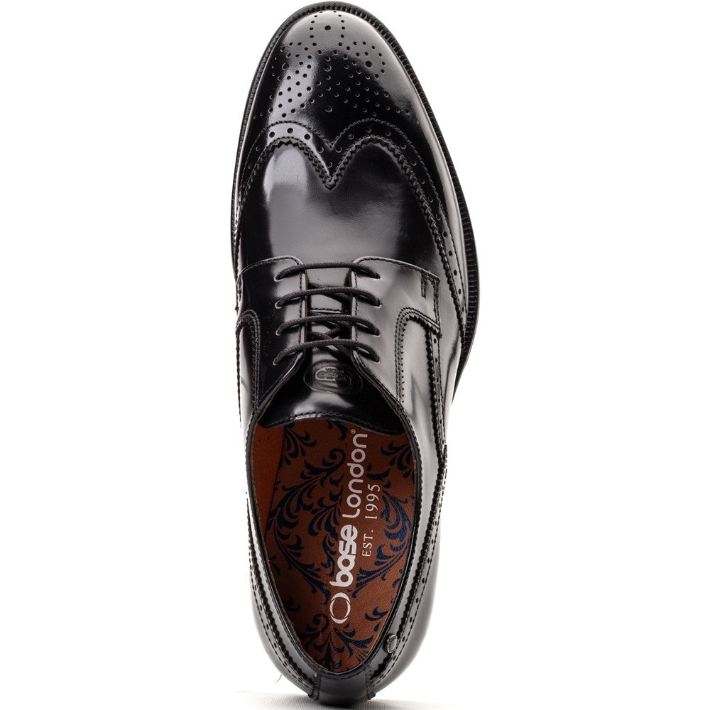 Bell Hi Shine Brogue Shoes Black