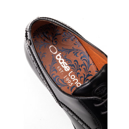 Bell Hi Shine Brogue Shoes Black