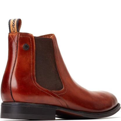 Whittle Washed Chelsea Boots Tan