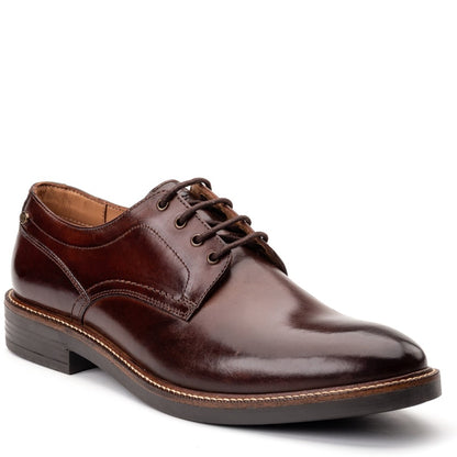 Durham Washed Derby Shoes Brown