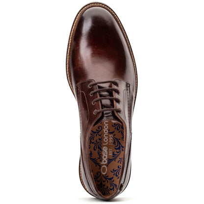 Durham Washed Derby Shoes Brown
