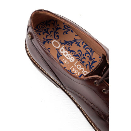 Durham Washed Derby Shoes Brown