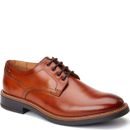 Durham Washed Derby Shoes Tan