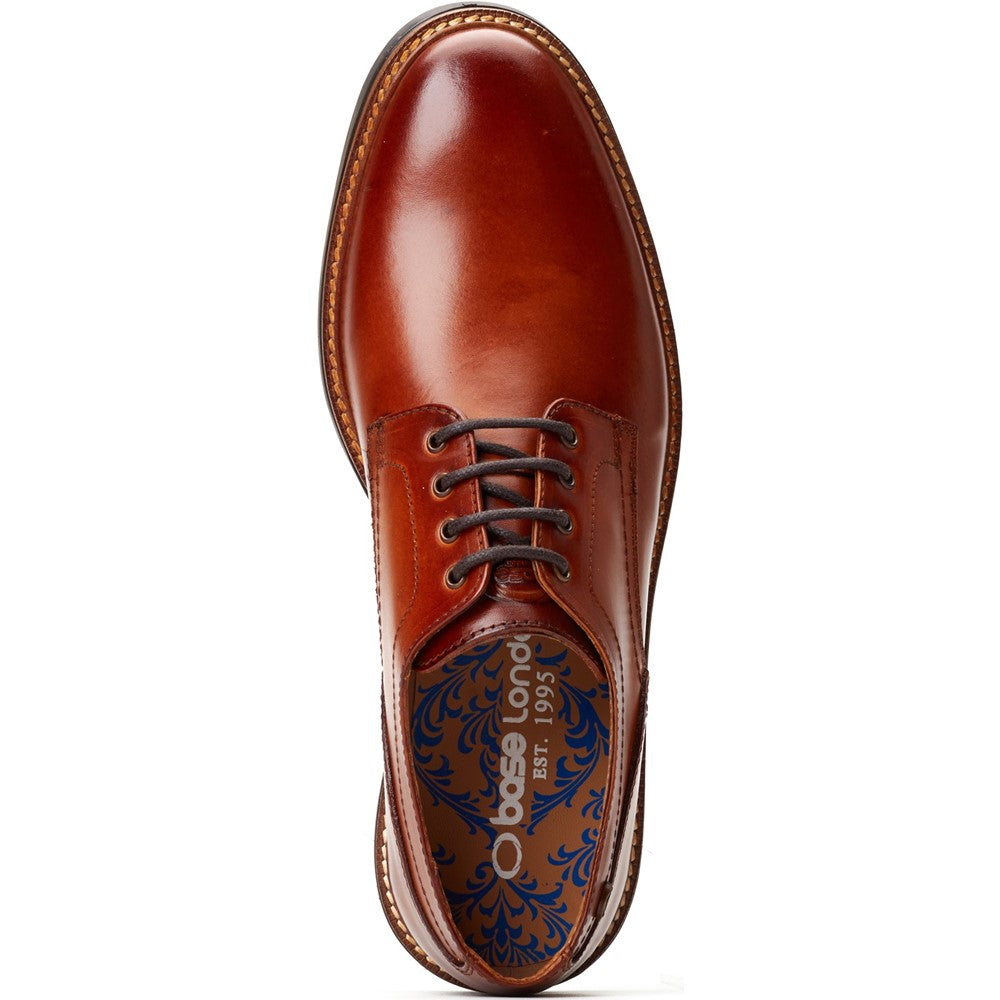 Durham Washed Derby Shoes Tan