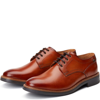 Durham Washed Derby Shoes Tan