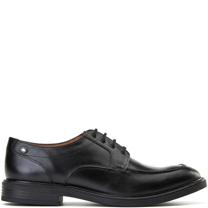 Surrey Waxy Apron Toe Shoes Black