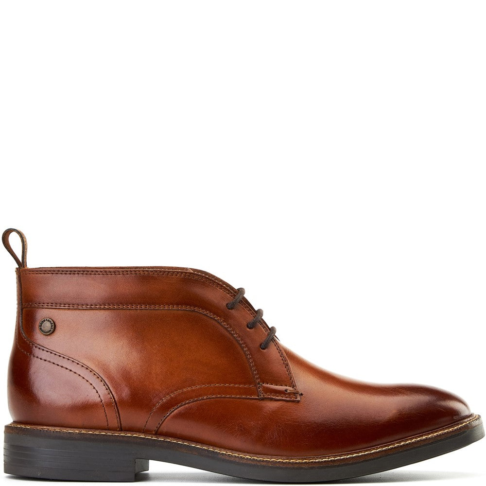 Men's Tan Leather Lincoln Chukka Boots | Base London