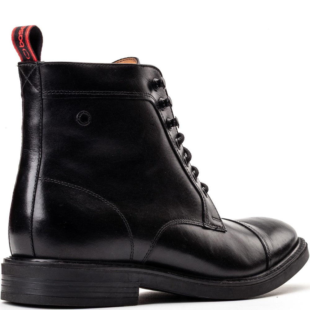 Plymouth Waxy Toe Cap Boots Black