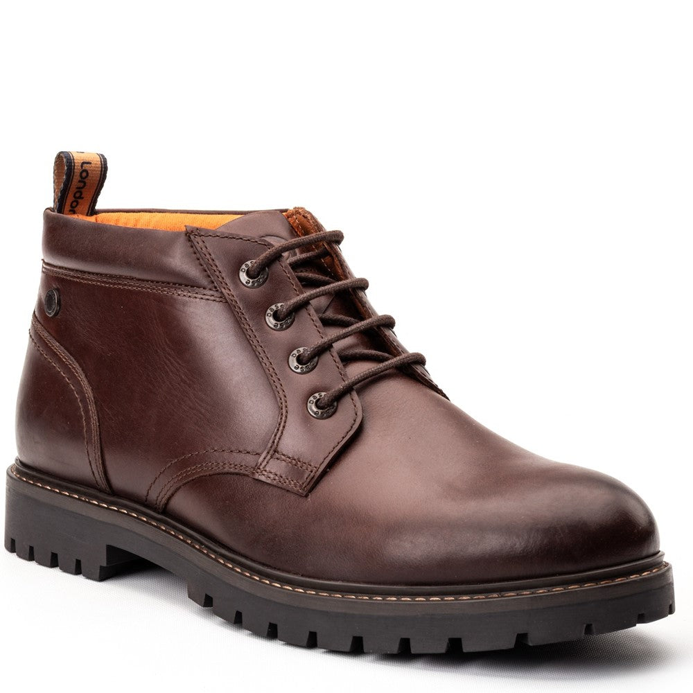 Cobalt Pull Up Chukka Boots Brown