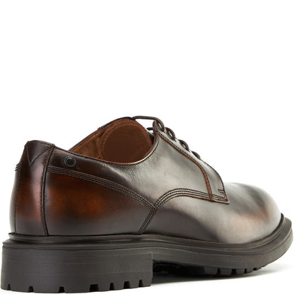 Locke Rub Off Derby Shoes Brown