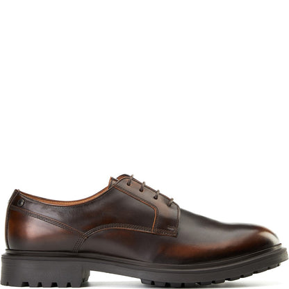 Locke Rub Off Derby Shoes Brown