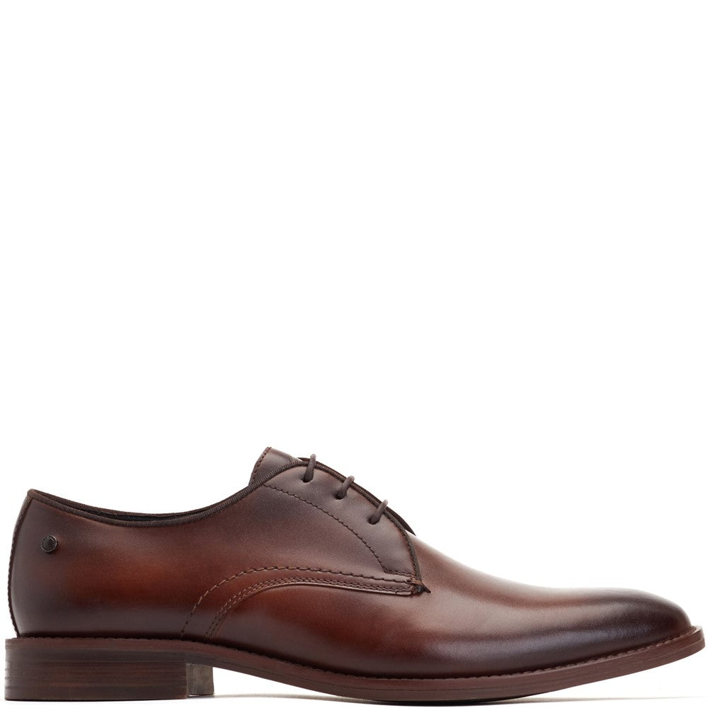 Bronte Washed Derby Shoes Brown