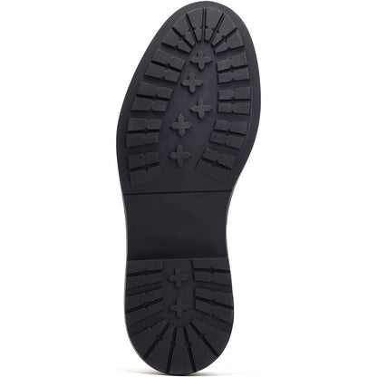 Jagger Waxy Brogue Shoes Black