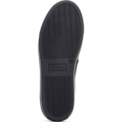 Beck Leather Trainers Black