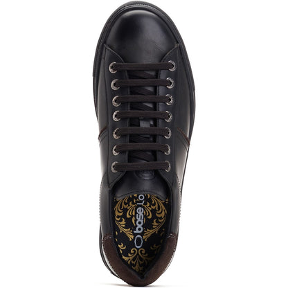 Beck Leather Trainers Black