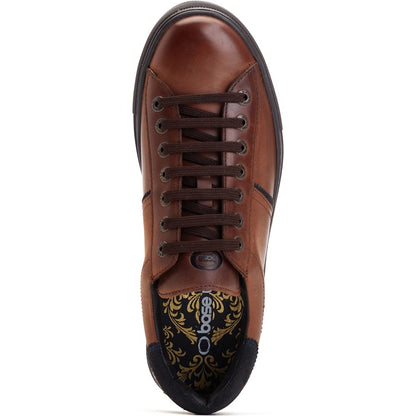 Beck Leather Trainers Brown