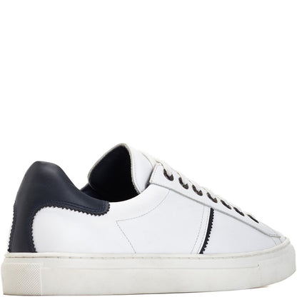 Beck Leather Trainers White