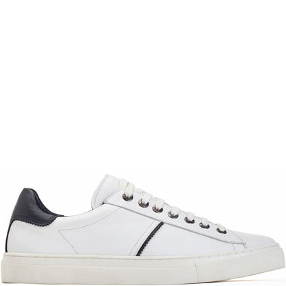 Beck Leather Trainers White