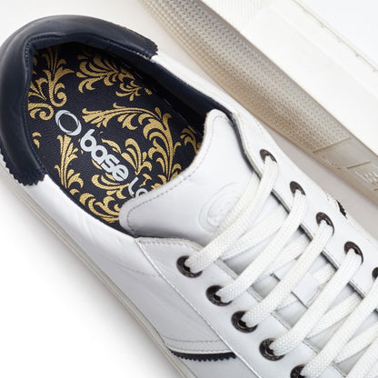 Beck Leather Trainers White