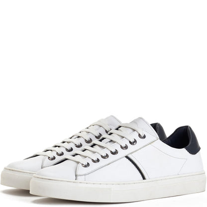 Beck Leather Trainers White