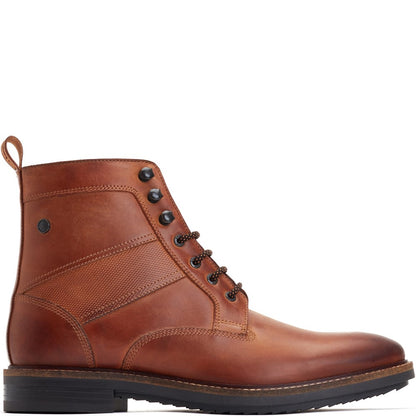 Dickson Pull Up Combat Boots Tan
