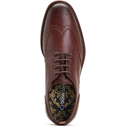 Yukon Grain Brogue Shoes Brown