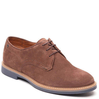 Strand Suede Derby Shoes Brown