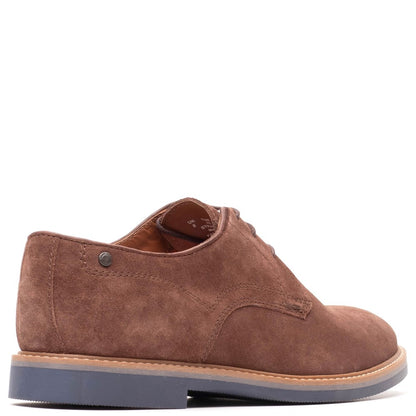 Strand Suede Derby Shoes Brown