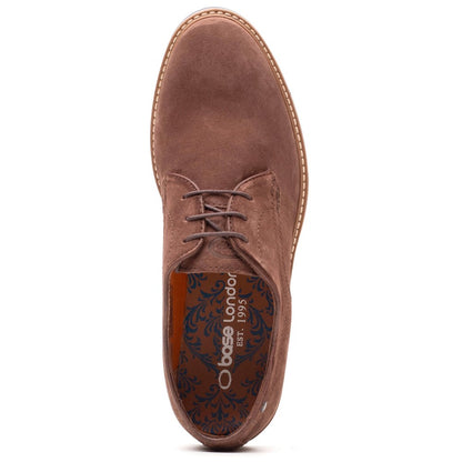 Strand Suede Derby Shoes Brown