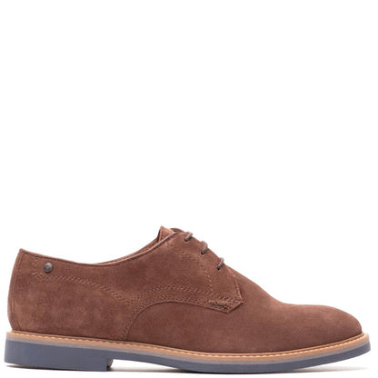 Strand Suede Derby Shoes Brown