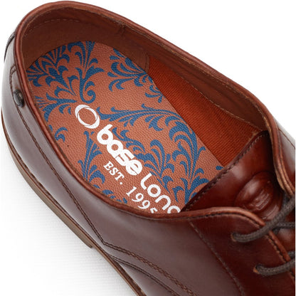 Strand Leather Derby Shoes Tan