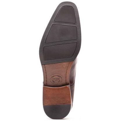 Dome Leather Derby Shoes Brown