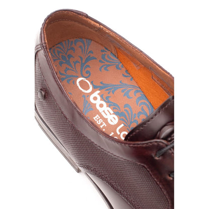 Dome Leather Derby Shoes Brown