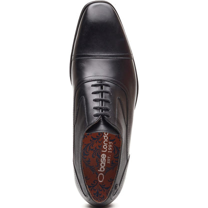 Portico Leather Toe Cap Oxford Shoes Black