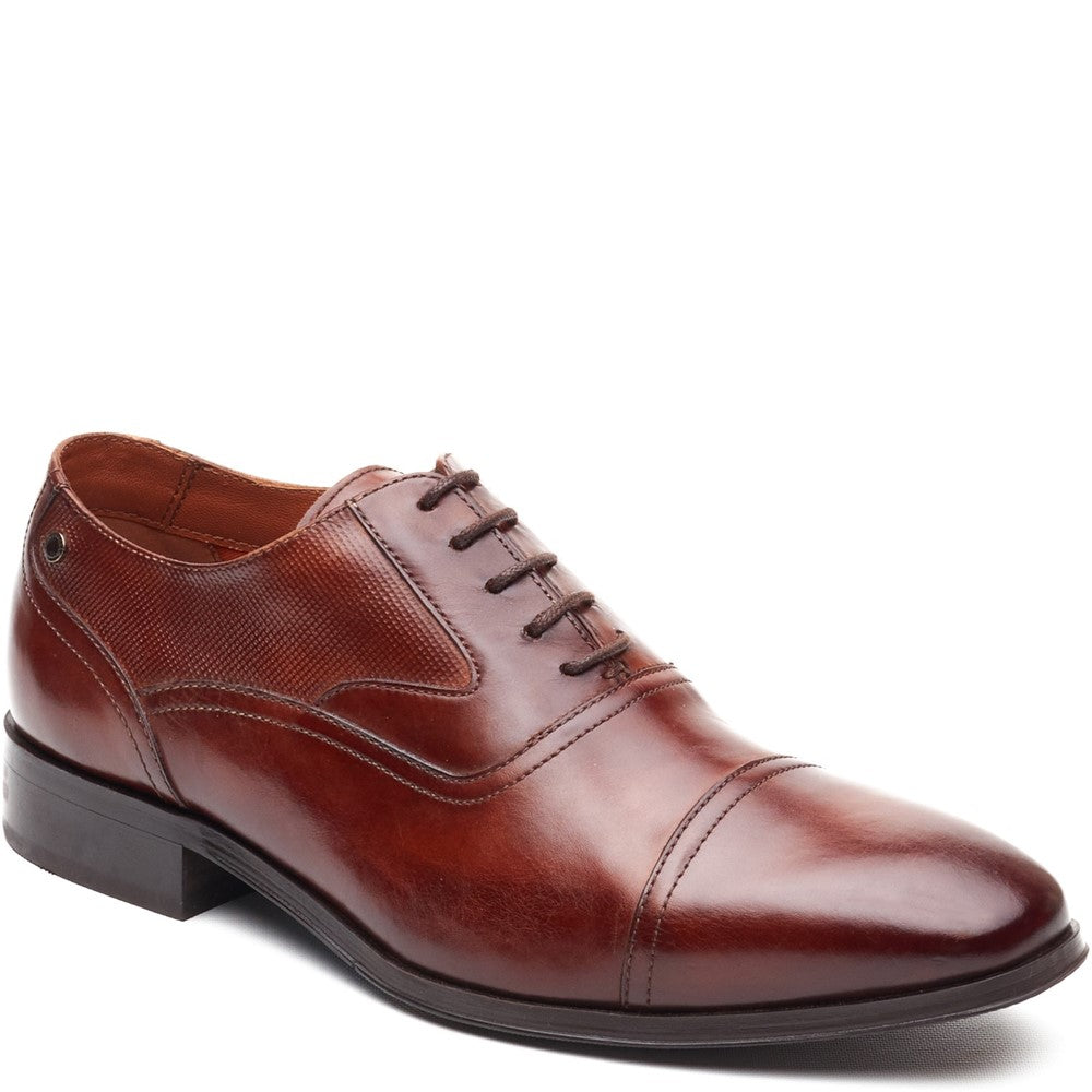 Portico Leather Toe Cap Oxford Shoes Tan