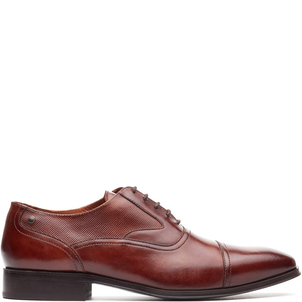 Portico Leather Toe Cap Oxford Shoes Tan