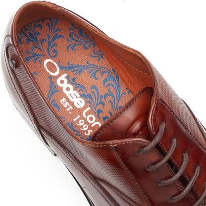 Portico Leather Toe Cap Oxford Shoes Tan