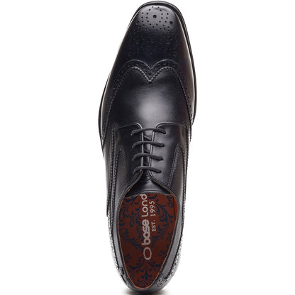 Steeple Leather Brogue Shoes Black