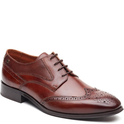Steeple Leather Brogue Shoes Tan