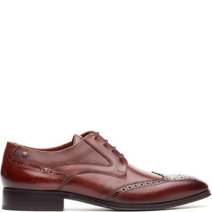Steeple Leather Brogue Shoes Tan