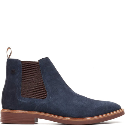 Sussex Suede Chelsea Boots Navy