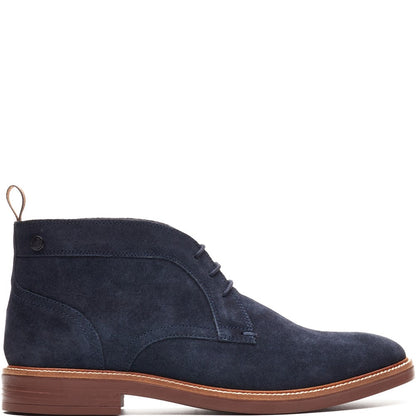 Lincoln Suede Chukka Boots Navy