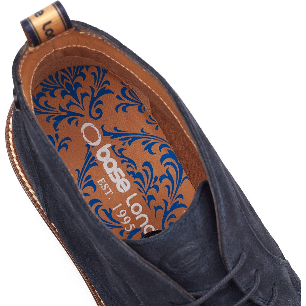 Lincoln Suede Chukka Boots Navy