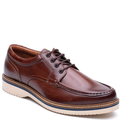 Langdon Leather Apron Toe Shoes Tan